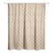 Terracotta Brush Diamonds 71" x 74" Shower Curtain